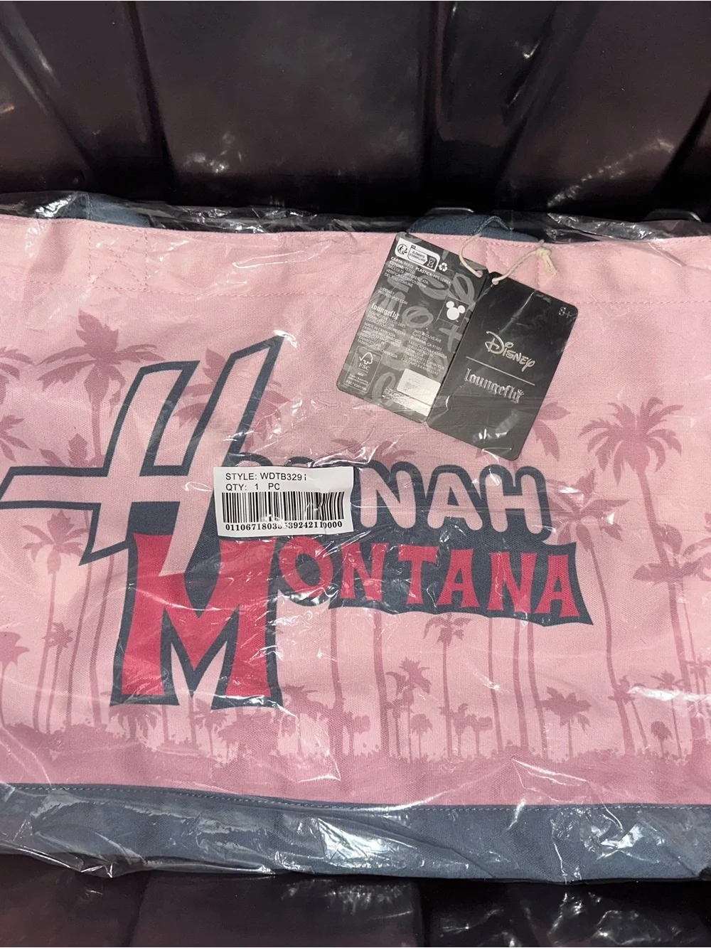 Loungefly Pink Hannah Montana Tote Bag